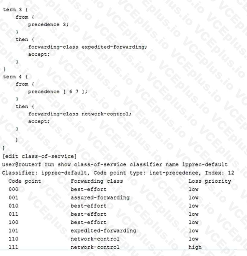 Juniper JN0-649 image Question 63 51065 09182024211314000000