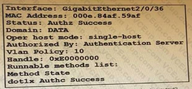 Cisco 300-715 image Question 10 113875 10072024010105000000