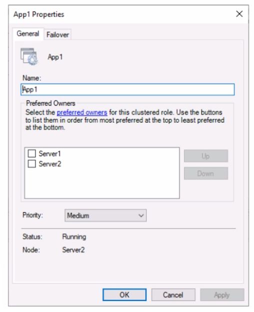 Microsoft AZ-801 image Question 8 120475 10162024005158000000