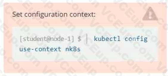 Linux Foundation CKAD image Question 15 51461 09182024212430000000