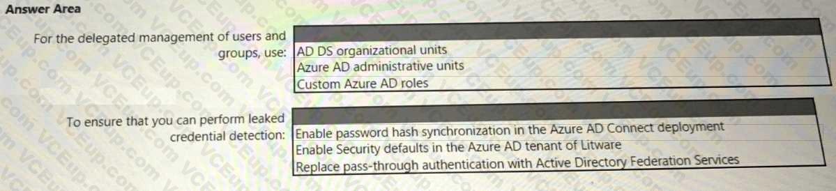 Microsoft SC-100 image Question 16 107608 10052024010833000