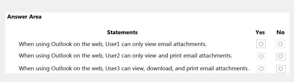 Microsoft MS-203 image Question 59 104392 10052024010522000